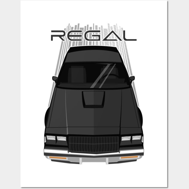 Buick Regal 1981-1987 - black Wall Art by V8social